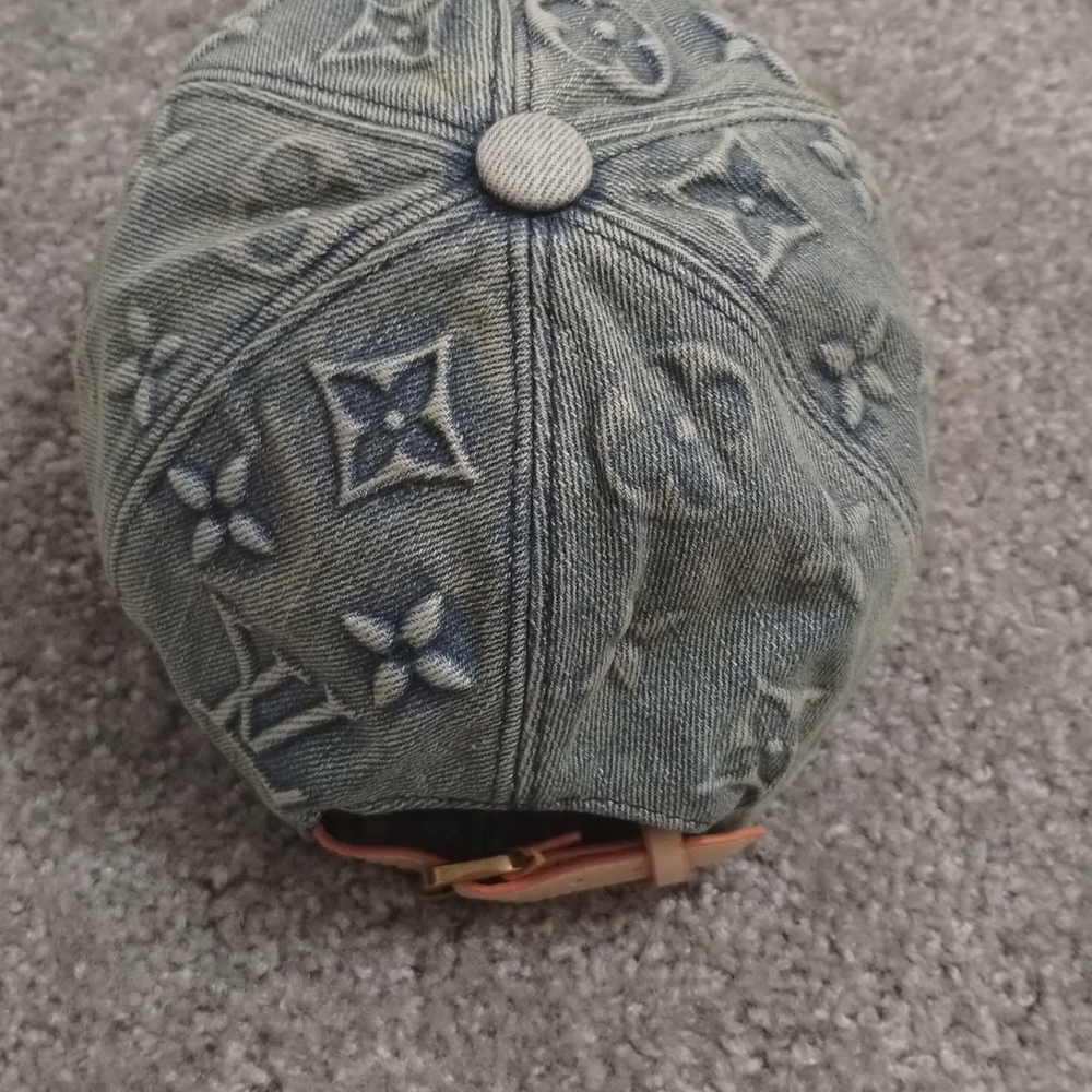 Louis Vuitton Blue Monogram Denim Hat - Picture 4 of 9